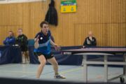 Niklas Munz beim Punktspiel in der Verbandsoberliga Nord zwischen SV Friedrichsort und TTC Mölln am 30.10.2021