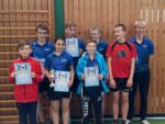 Bezirksranglisten Jugend und Schüler B 2016 (vlnr): Tim Bode, Moritz v. Courten, Ann-Katrin Fritz, Konrad Schröder, Mats Gaethje, Jonas Süßmuth, Benjamin Todt und Tim Blumberg