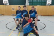Die 1. SVF-Jugend 19 in der Kreisklassen-Saison 2025 / 2026 (vlnr): Phil Richter, Andre Salin, Kamal Fayyad, Lion Jacobs (es fehlt Enes Görkem)