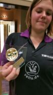 Jana Fernholz 2015 bei der Landesranglisten-Qualifikation der Damen und Herren in Nordstrand
