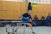 Mogens Sonnichsen beim Punktspiel in der Verbandsoberliga Nord zwischen SV Friedrichsort und TTC Mölln am 30.10.2021