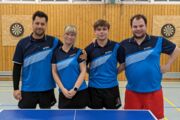 Die 2. SVF-Herren in der Verbandsliga-Saison 2023 / 2024 (vlnr): Florian Roth, Lula Kist, Mats Gaethje, Felix Schneider (es fehlen Niklas Weinhold, Fynn Mathis Albrecht, Björn Staack)