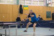 Mogens Sonnichsen beim Punktspiel in der Verbandsoberliga Nord zwischen SV Friedrichsort und TTC Mölln am 30.10.2021