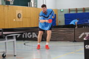 Christian Witter am 18.10.2025 beim Oberliga-Punktspiel SV Friedrichsort - TTC Düppel