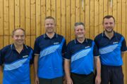 Die 5. SVF-Herren in der Kreisliga-Saison 2022 / 2023 (vlnr): Michael Weinhold, Dennis Brinkmann, Martin Gottwald, Torge Pantel (es fehlen: Benjamin Witt, Rüdiger Goetz, Ralf Jäschke)