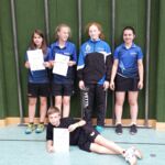 Landesrangliste Schüler/innen A und C 2016 (vlnr): Saphira Zatkos, Jule Meyer, Marina Piske, Ann-Katrin Fritz, Mats Gaethje