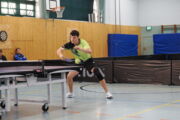 Yannic Girra am 18.10.2025 beim Oberliga-Punktspiel SV Friedrichsort - TTC Düppel