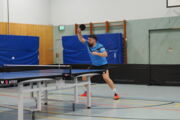 Adrian Wiecek am 18.10.2025 beim Oberliga-Punktspiel SV Friedrichsort - TTC Düppel