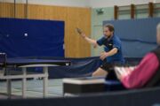 René Ahrensdorf beim Punktspiel in der Verbandsoberliga Nord zwischen SV Friedrichsort und TTC Mölln am 30.10.2021