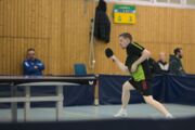 André Kreibohm (TTC Mölln) beim Punktspiel in der Verbandsoberliga Nord zwischen SV Friedrichsort und TTC Mölln am 30.10.2021