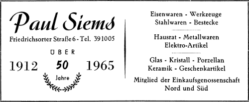 Anzeige aus der gedruckten Ausgabe 1/1965